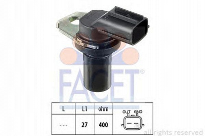 FACET 90308 -  Датчик импульсов Датчик импульсов, маховик| Датчик частоты вращения, управление двигателем| Датчик, положение распределительного вала| Датчик частоты вращения, автоматическая коробка передач