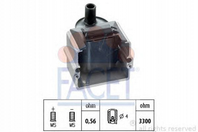 FACET 96059 - Катушка зажигания