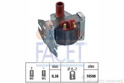 FACET 96078 -  Катушка зажигания