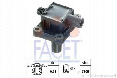 FACET 96216 -  Катушка зажигания
