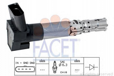 FACET 96337 - Катушка зажигания