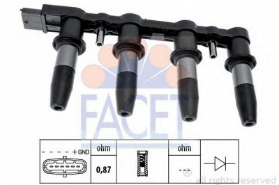 FACET 96350 -  Катушка зажигания