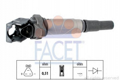 FACET 96375 -  Катушка зажигания