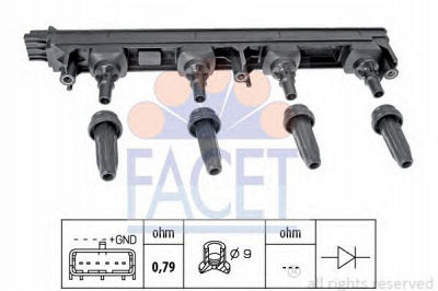 FACET 96376 -  Катушка зажигания