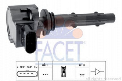 FACET 96387 -  Катушка зажигания