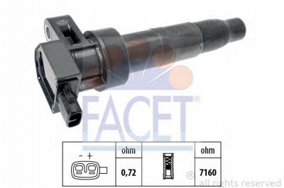 FACET 96392 - Катушка зажигания