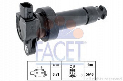 FACET 96443 -  Катушка зажигания