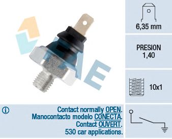 FAE 12900 -  Датчик давления масла