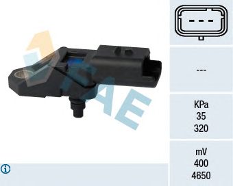 FAE 15108 -  Датчик, давление во впускном газопроводе