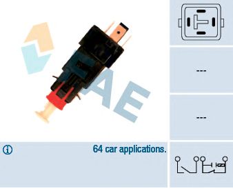 FAE 24519 -  Выключатель фонаря сигнала торможения