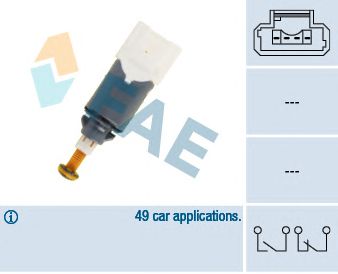 FAE 24902 -  Выключатель фонаря сигнала торможения