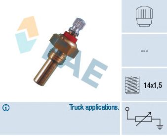 FAE 30130 -  Датчик, температура охлаждающей жидкости