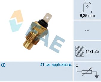 FAE 31280 -  Датчик, температура охлаждающей жидкости
