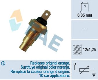 FAE 31520 -  Датчик, температура охлаждающей жидкости