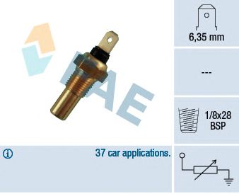 FAE 31630 -  Датчик, температура охлаждающей жидкости
