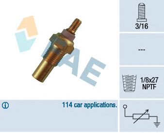 FAE 32190 - Датчик, температура охлаждающей жидкости
