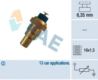 FAE 32210 -  Датчик, температура охлаждающей жидкости
