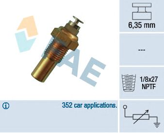 FAE 32230 -  Датчик, температура охлаждающей жидкости
