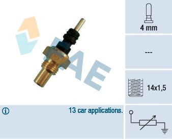 FAE 32250 -  Датчик, температура охлаждающей жидкости