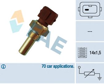 FAE 32270 - Датчик, температура охлаждающей жидкости