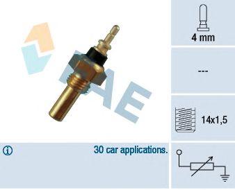 FAE 32330 -  Датчик, температура охлаждающей жидкости