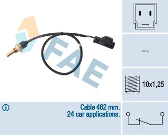 FAE 32424 -  Датчик, температура охлаждающей жидкости