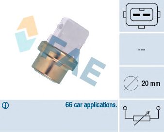 FAE 32600 -  Датчик, температура охлаждающей жидкости