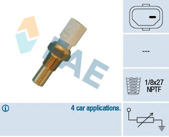 FAE 32630 -  Датчик, температура охлаждающей жидкости