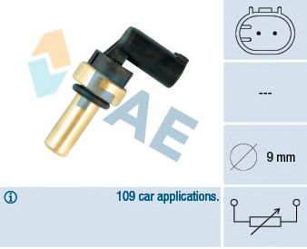 FAE 32705 -  Датчик, температура охлаждающей жидкости