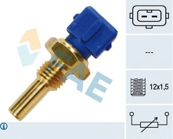 FAE 33010 -  Датчик, температура охлаждающей жидкости
