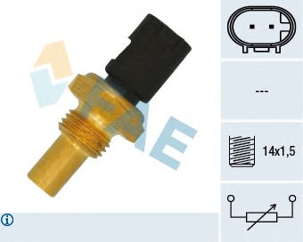 FAE 33035 -  Датчик, температура охлаждающей жидкости