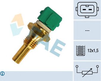 FAE 33400 -  Датчик, температура охлаждающей жидкости