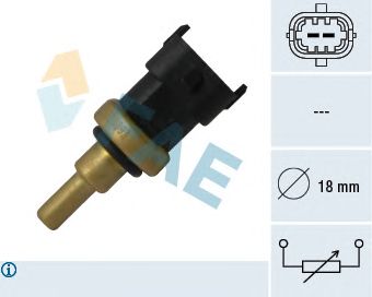 FAE 33495 -  Датчик, температура охлаждающей жидкости