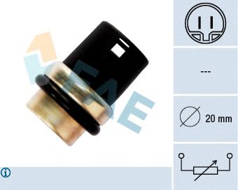 FAE 33610 -  Датчик, температура охлаждающей жидкости