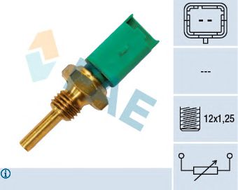 FAE 33700 -  Датчик, температура охлаждающей жидкости