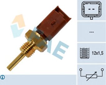 FAE 33704 -  Датчик, температура охлаждающей жидкости