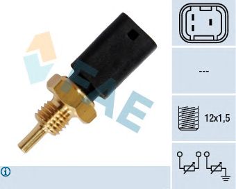 FAE 33724 -  Датчик, температура охлаждающей жидкости