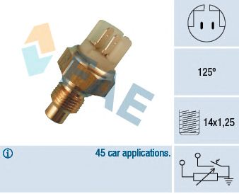 FAE 34040 -  Датчик, температура охлаждающей жидкости