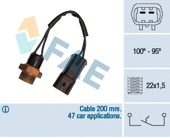 FAE 36220 -  Термовыключатель, вентилятор радиатора