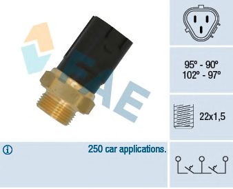 FAE 38185 -  Термовыключатель, вентилятор радиатора