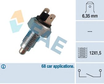 FAE 40300 -  Выключатель, фара заднего хода