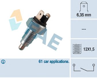 FAE 40380 -  Выключатель, фара заднего хода