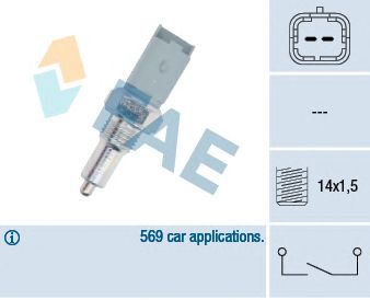 FAE 40492 -  Выключатель, фара заднего хода