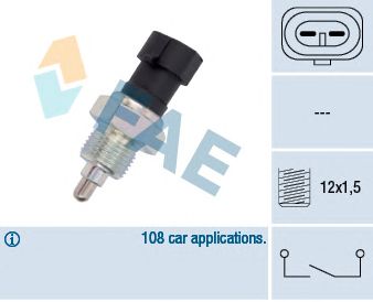 FAE 40511 -  Выключатель, фара заднего хода