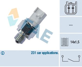 FAE 40592 -  Выключатель, фара заднего хода