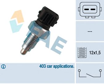 FAE 40660 -  Выключатель, фара заднего хода