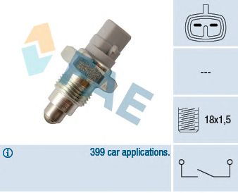 FAE 40846 -  Выключатель, фара заднего хода