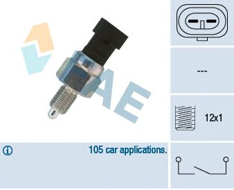 FAE 40940 -  Выключатель, фара заднего хода