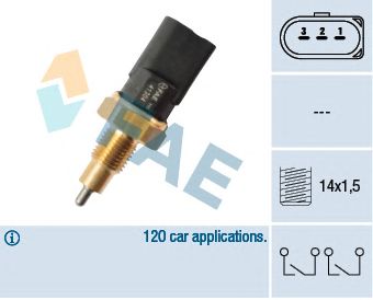 FAE 41304 -  Выключатель, фара заднего хода