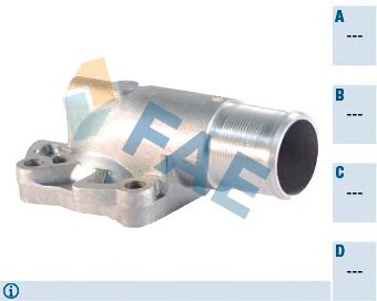 FAE 54311 -  Фланец охлаждающей жидкости